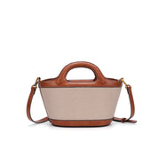 Bolsa Tote Santa Lolla Bege Canvas Alça Removível