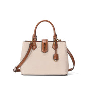 Bolsa Tote Santa Lolla Bege Canvas Alça Tiracolo