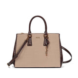 Bolsa Tote Santa Lolla Bege Canvas Alça Tiracolo