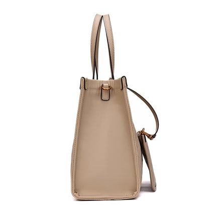 Bolsa Tote Santa Lolla Bege Com Clutch