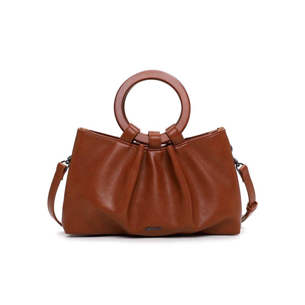 Bolsa Tote Santa Lolla Caramelo Alça Circular
