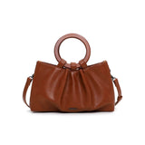 Bolsa Tote Santa Lolla Caramelo Alça Circular