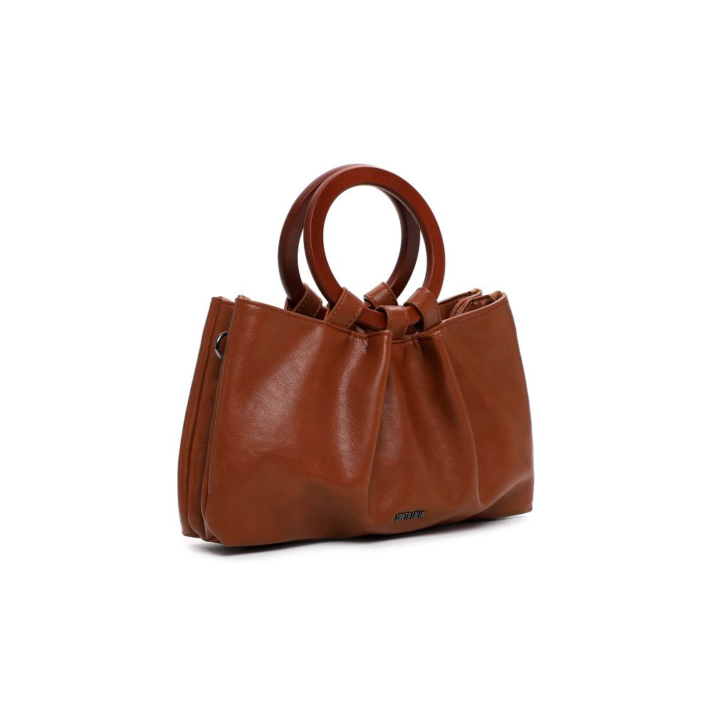 Bolsa Tote Santa Lolla Caramelo Alça Circular