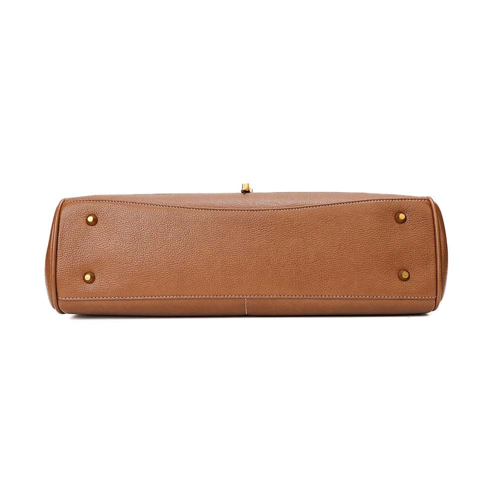 Bolsa Tote Santa Lolla Caramelo Alça Dupla Floater