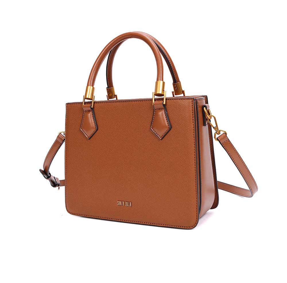 Bolsa Tote Santa Lolla Caramelo Alça Tiracolo