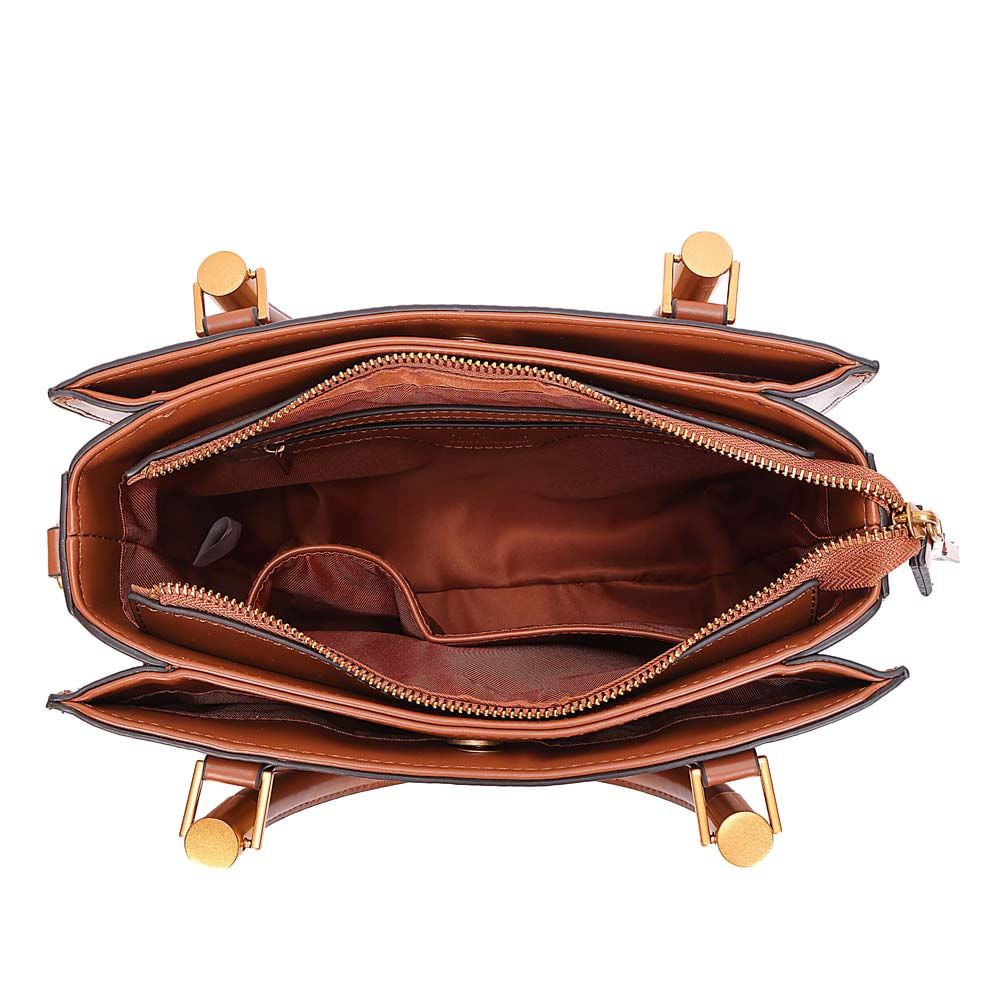 Bolsa Tote Santa Lolla Caramelo Alça Tiracolo