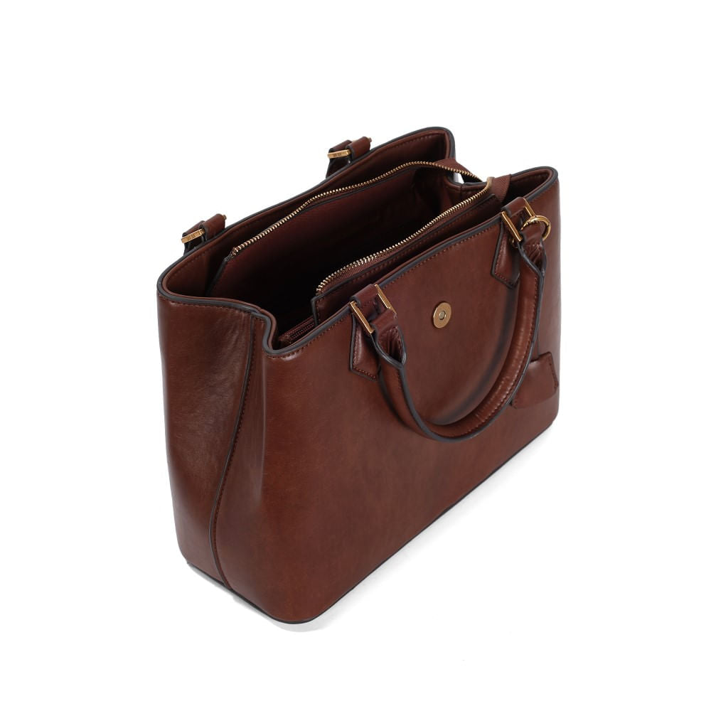 Bolsa Tote Santa Lolla Caramelo Alça Tiracolo