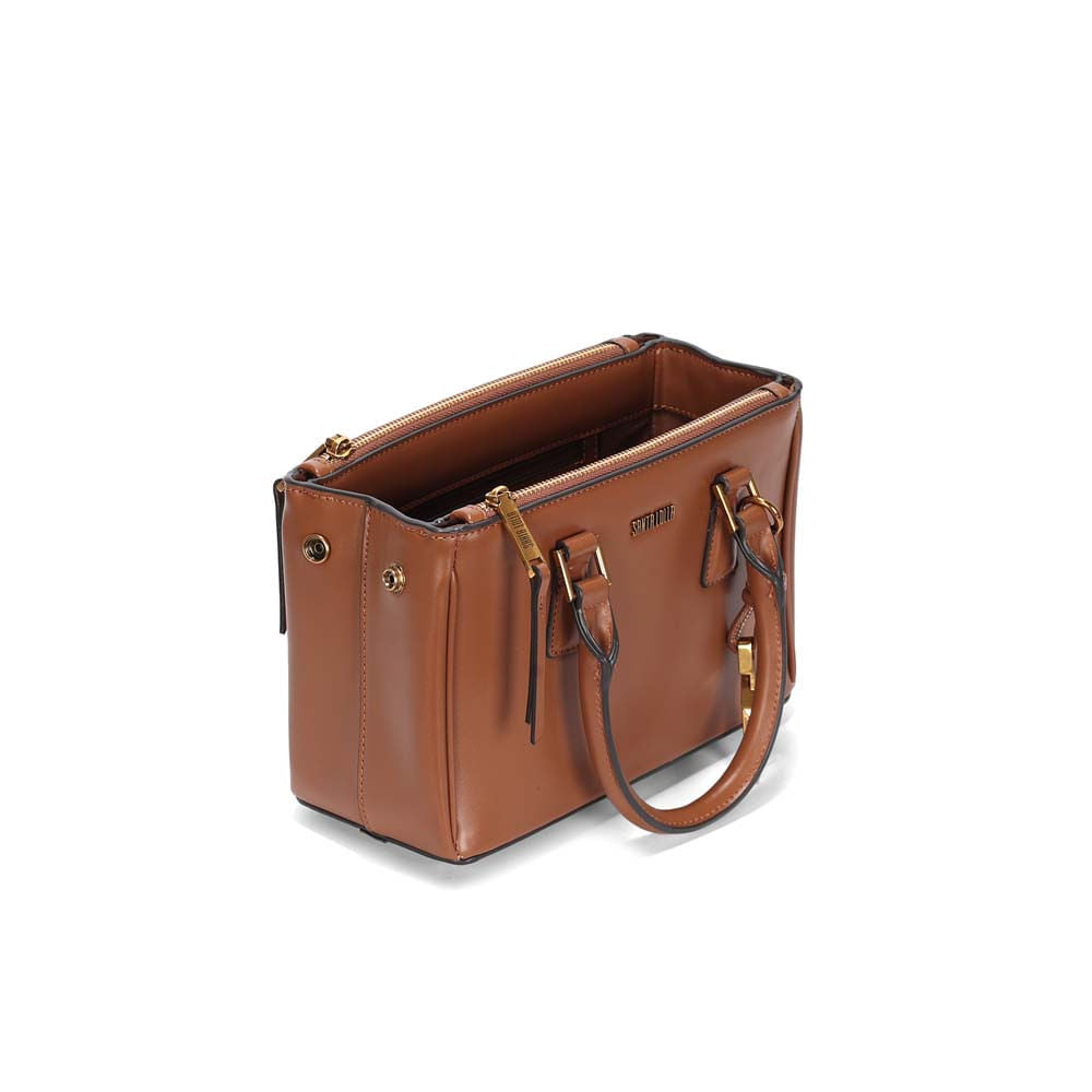 Bolsa Tote Santa Lolla Caramelo Alça Tiracolo