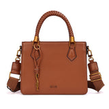 Bolsa Tote Santa Lolla Caramelo Alça Trançada