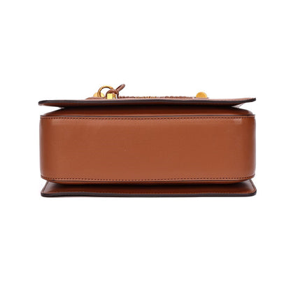 Bolsa Tote Santa Lolla Caramelo Alça Trançada