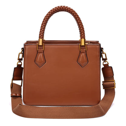 Bolsa Tote Santa Lolla Caramelo Alça Trançada