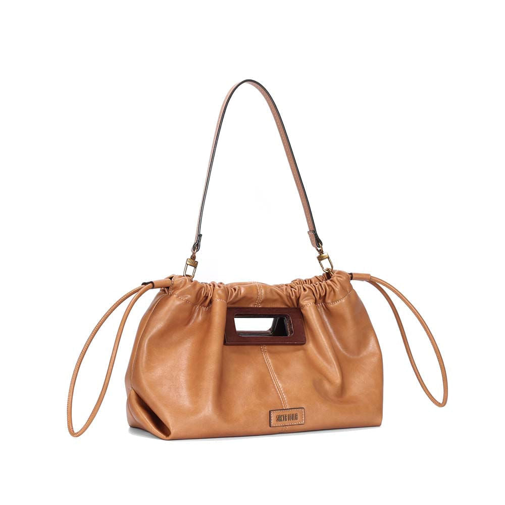 Bolsa Tote Santa Lolla Caramelo Alça Vazada