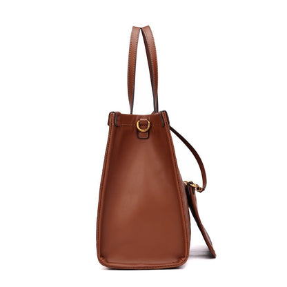 Bolsa Tote Santa Lolla Caramelo Com Clutch