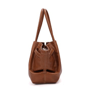 Bolsa Tote Santa Lolla Caramelo Fecho Metal