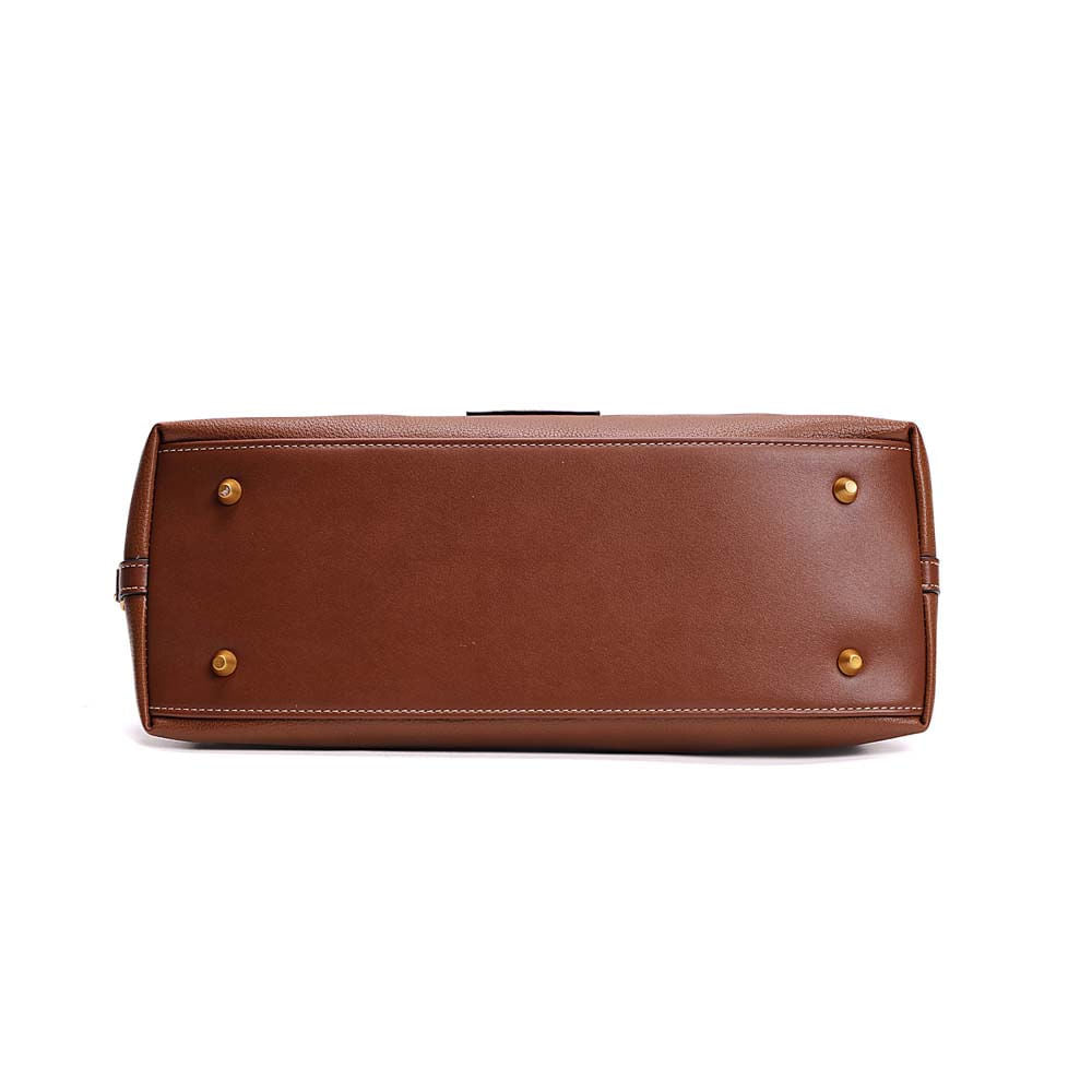 Bolsa Tote Santa Lolla Caramelo Floater Alça Dupla