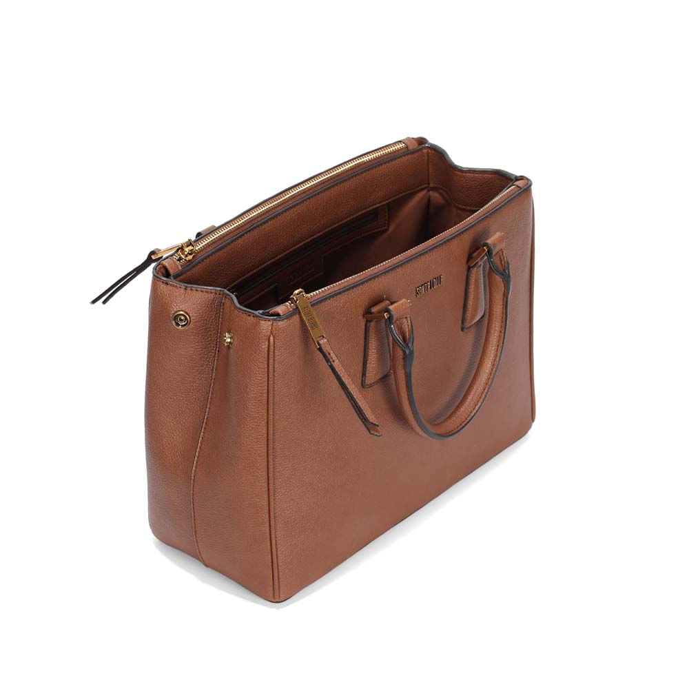 Bolsa Tote Santa Lolla Caramelo Grande Alça Tiracolo