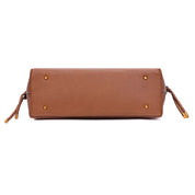 Bolsa Tote Santa Lolla Caramelo Ilhós Dourados