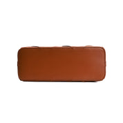 Bolsa Tote Santa Lolla Caramelo Recortes Geométricos