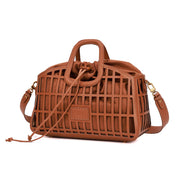 Bolsa Tote Santa Lolla Caramelo Soft Safari Grande