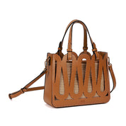 Bolsa Tote Santa Lolla Caramelo Trama Palha