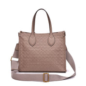 Bolsa Tote Santa Lolla Cinza Fog Com Clutch