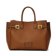 Bolsa Tote Santa Lolla Grande Caramelo Alça De Mão