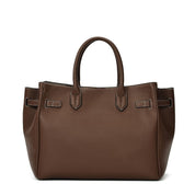 Bolsa Tote Santa Lolla Grande Marrom Alça De Mão