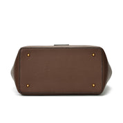 Bolsa Tote Santa Lolla Grande Marrom Alça De Mão