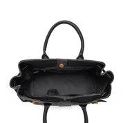 Bolsa Tote Santa Lolla Grande Preta Alça De Mão