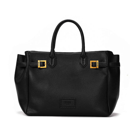 Bolsa Tote Santa Lolla Grande Preta Alça De Mão