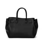 Bolsa Tote Santa Lolla Grande Preta Alça De Mão