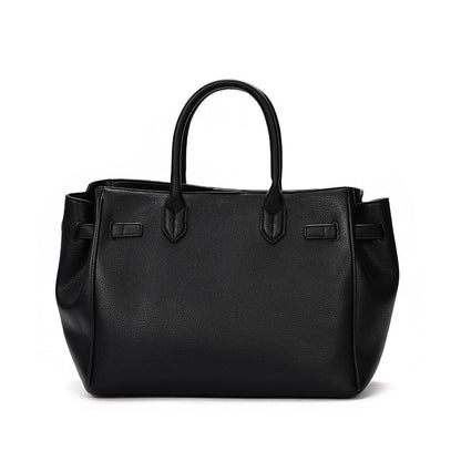 Bolsa Tote Santa Lolla Grande Preta Alça De Mão