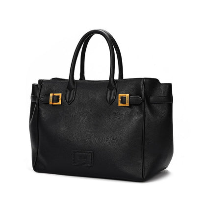 Bolsa Tote Santa Lolla Grande Preta Alça De Mão