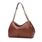 Bolsa Tote Santa Lolla Marrom Alça Corrente