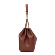 Bolsa Tote Santa Lolla Marrom Alça Corrente