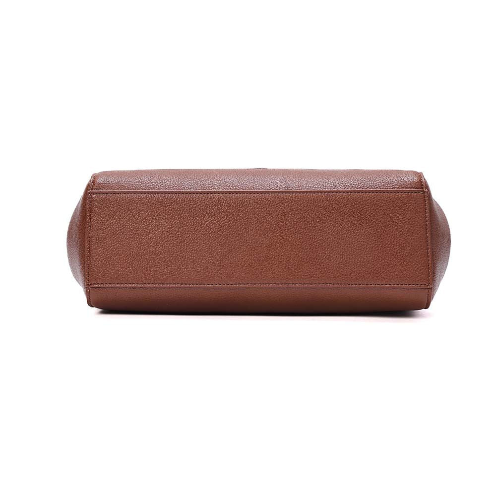 Bolsa Tote Santa Lolla Marrom Alça Corrente