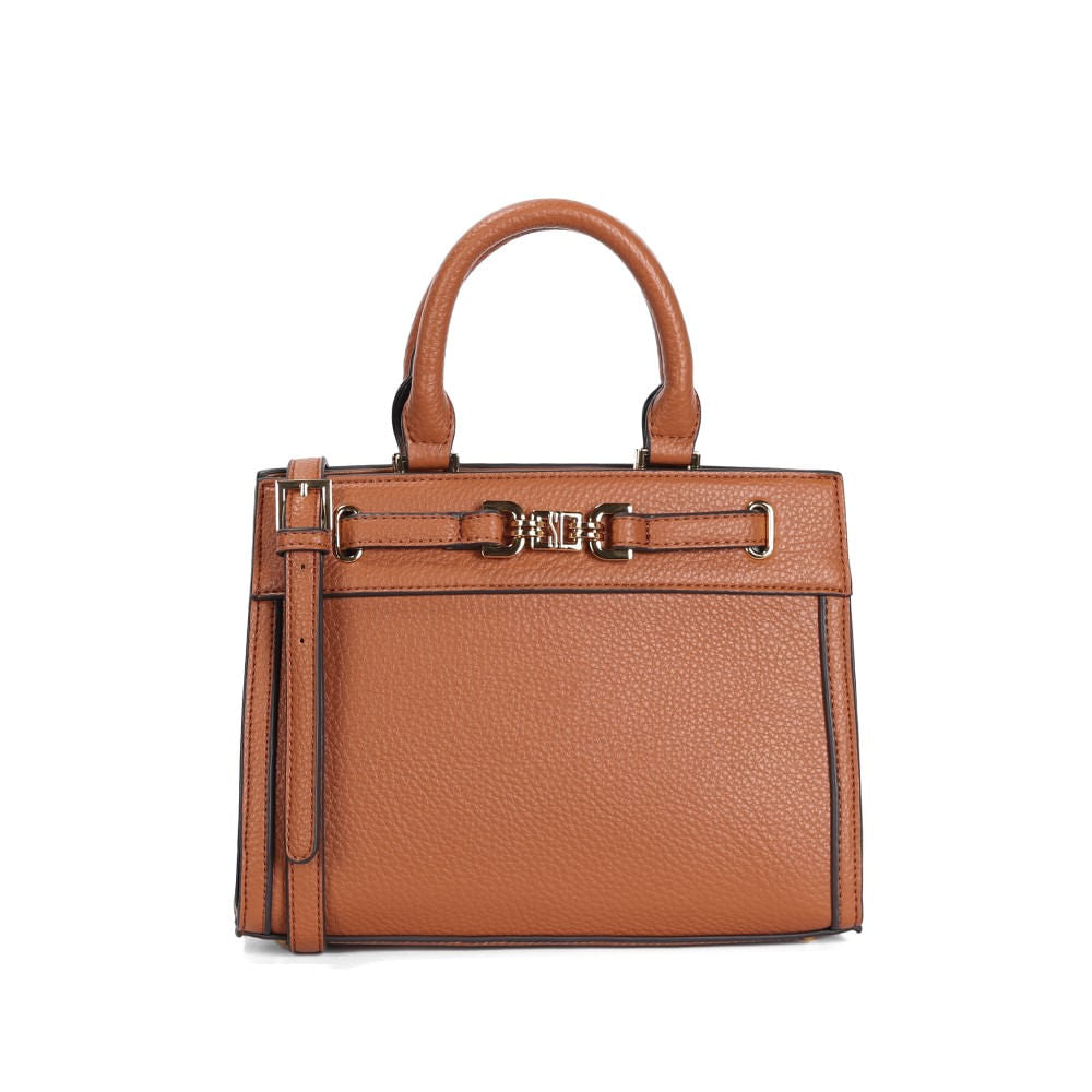 Bolsa Tote Santa Lolla Marrom Bridão Alça Transversal