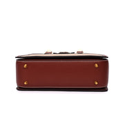 Bolsa Tote Santa Lolla Marrom Canvas Duas Alças 