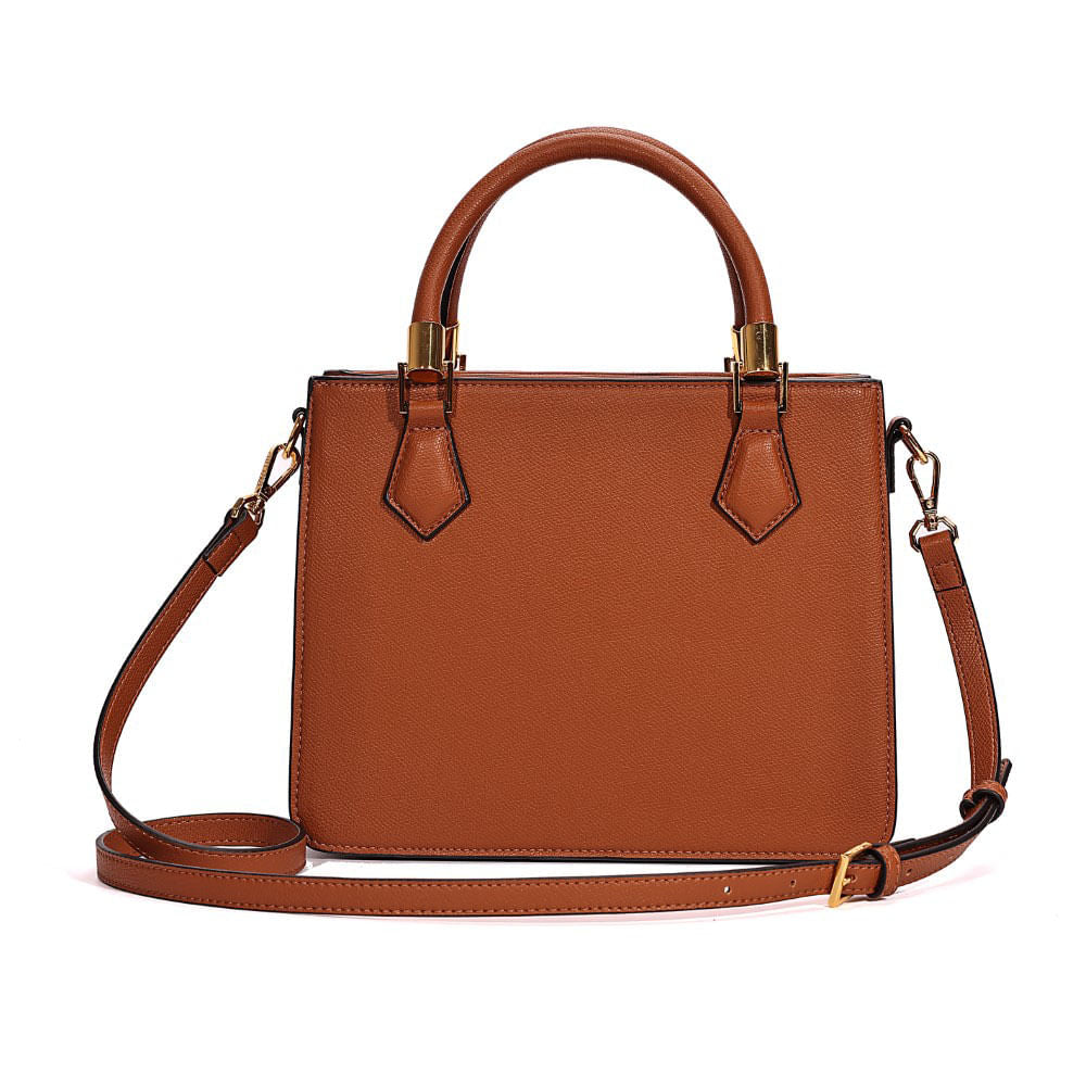 Bolsa Tote Santa Lolla Marrom Duas Alças