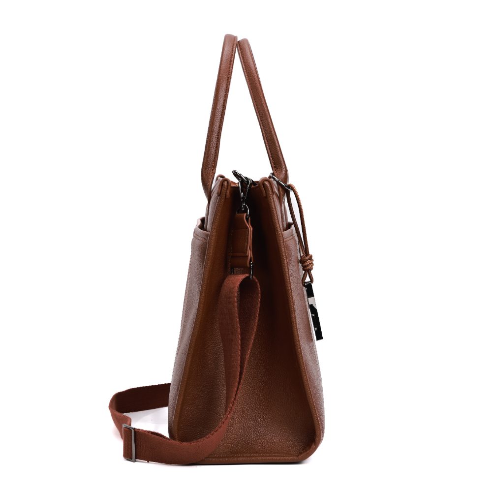 Bolsa Tote Santa Lolla Marrom Floater Alça Tiracolo