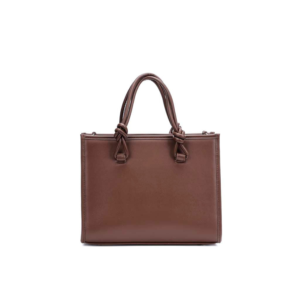 Bolsa Tote Santa Lolla Marrom Grande Alça Removível
