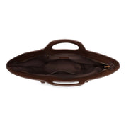 Bolsa Tote Santa Lolla Marrom Tresse Tramada