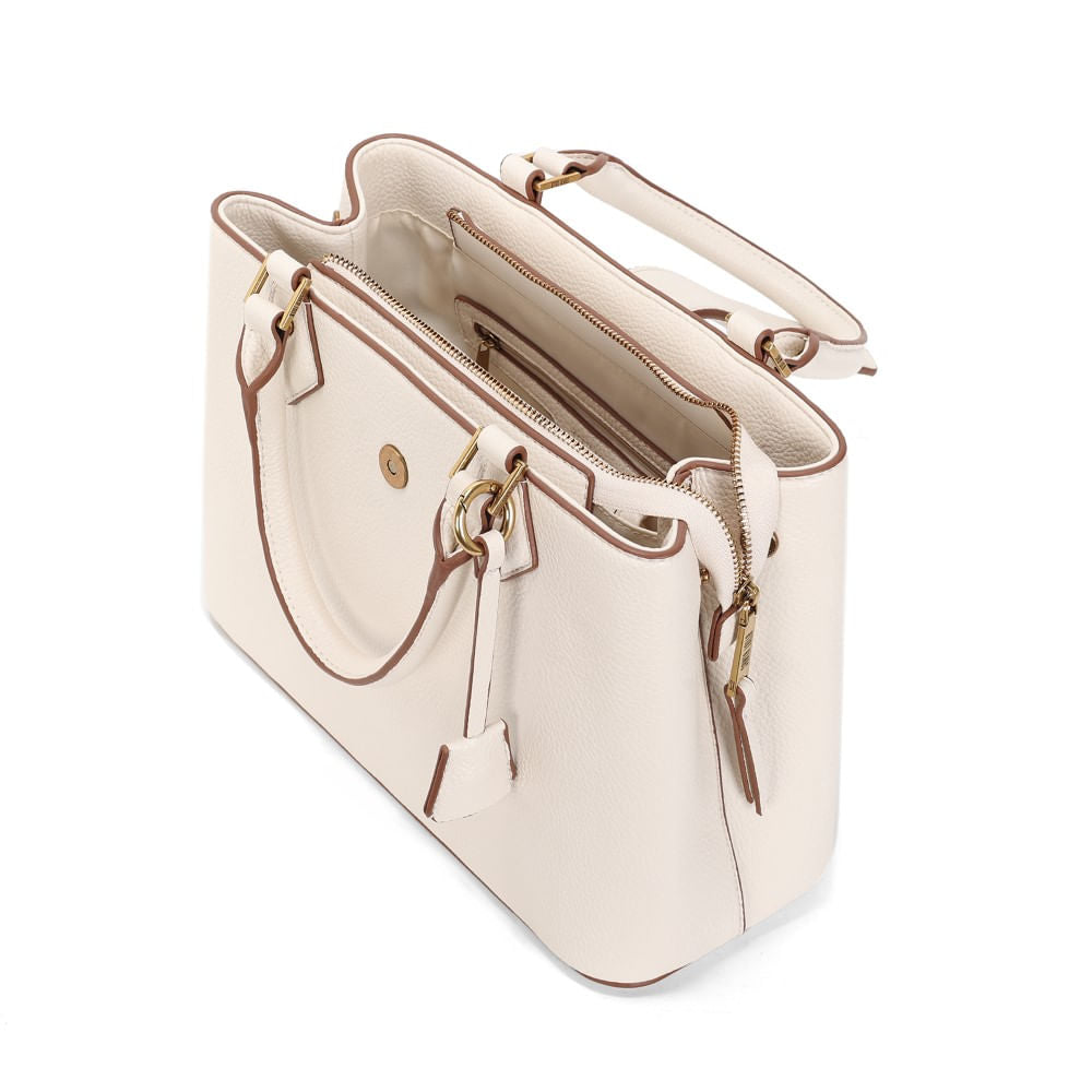 Bolsa Tote Santa Lolla Off White Alça Tiracolo