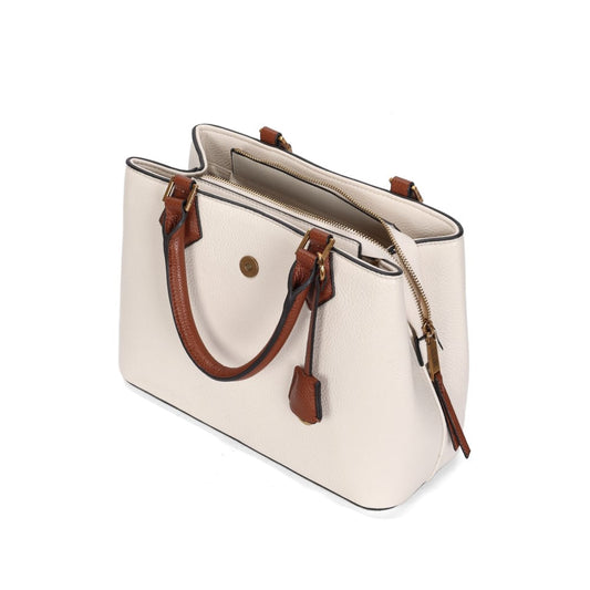 Bolsa Tote Santa Lolla Off White Alça Transversal