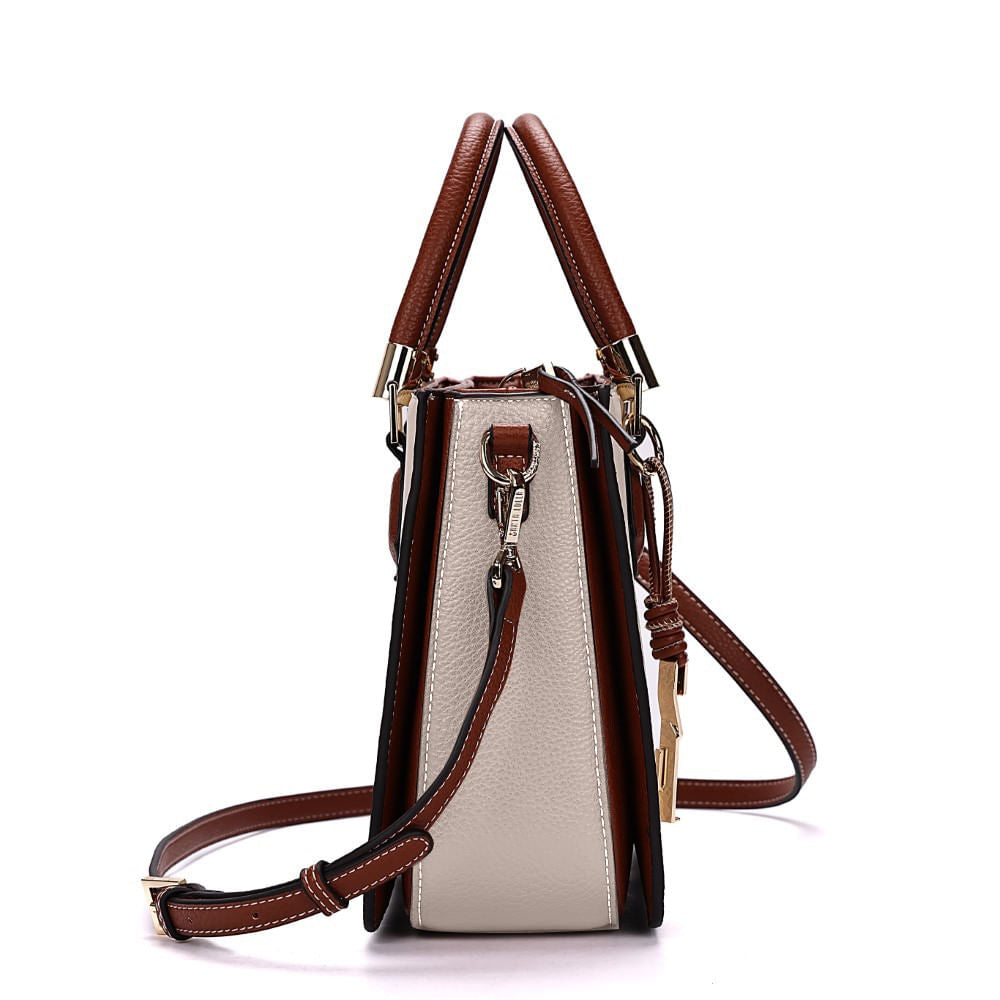 Bolsa Tote Santa Lolla Off White Duas Alças