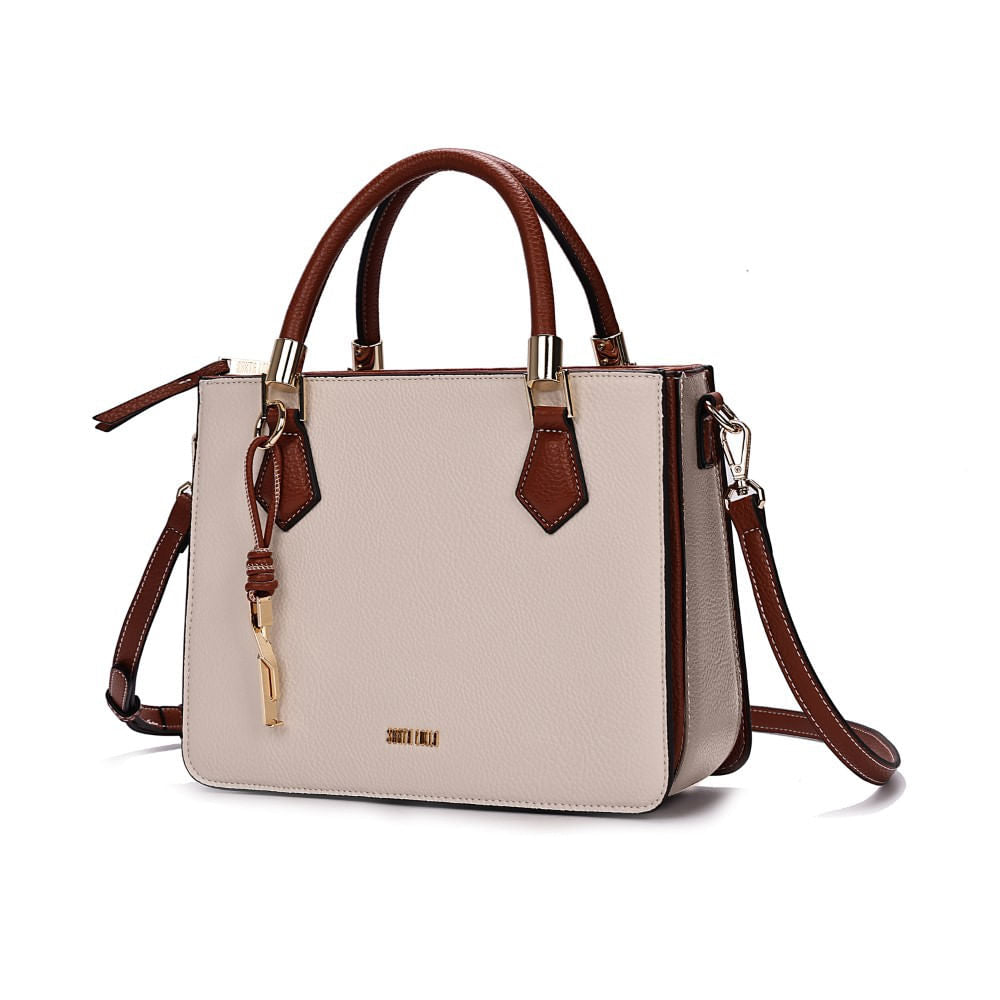 Bolsa Tote Santa Lolla Off White Duas Alças
