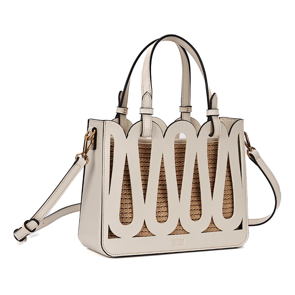 Bolsa Tote Santa Lolla Off White Recorte Vazado