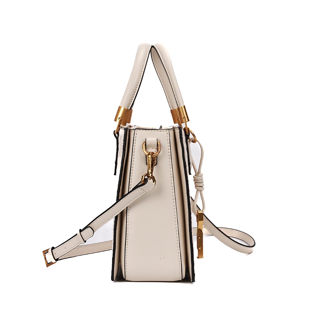 Bolsa Tote Santa Lolla Off White Tresse Alça Tiracolo