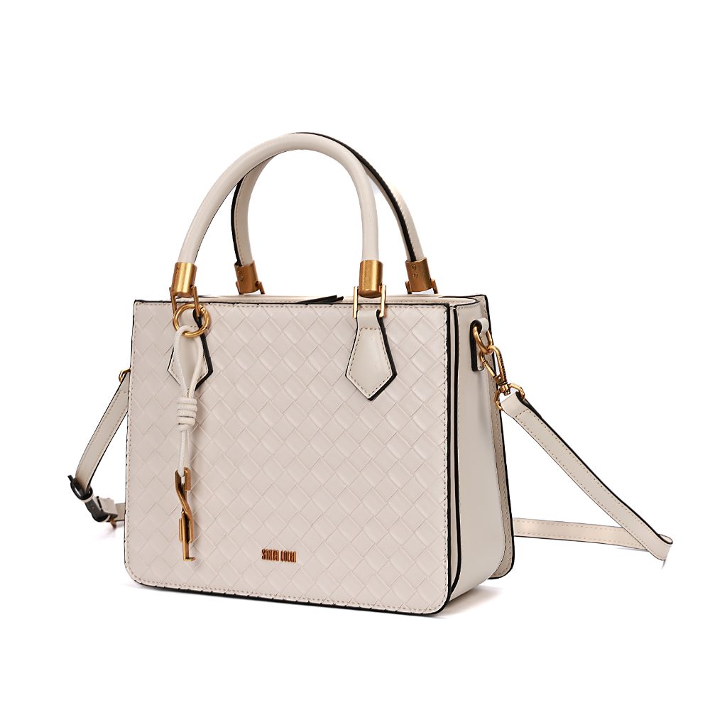 Bolsa Tote Santa Lolla Off White Tresse Alça Tiracolo