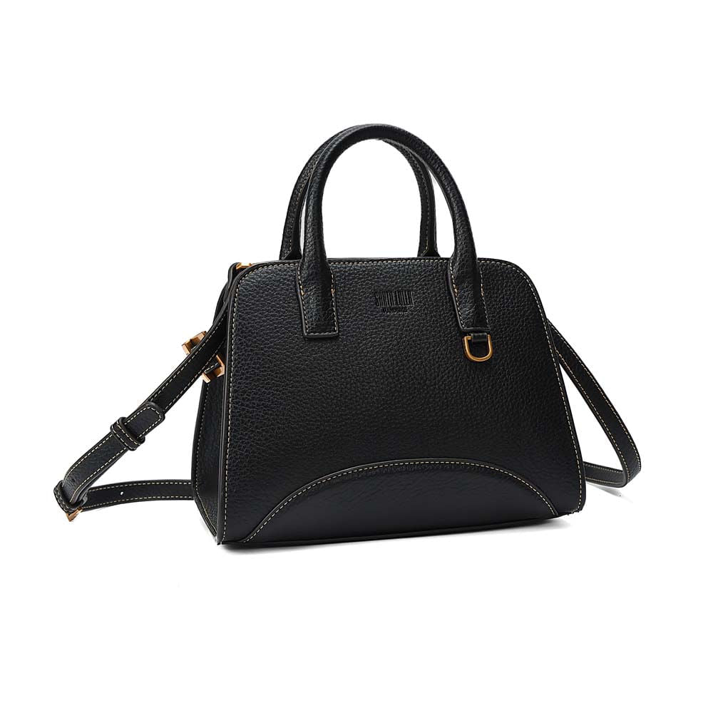 Bolsa Tote Santa Lolla Preta Alça Dupla